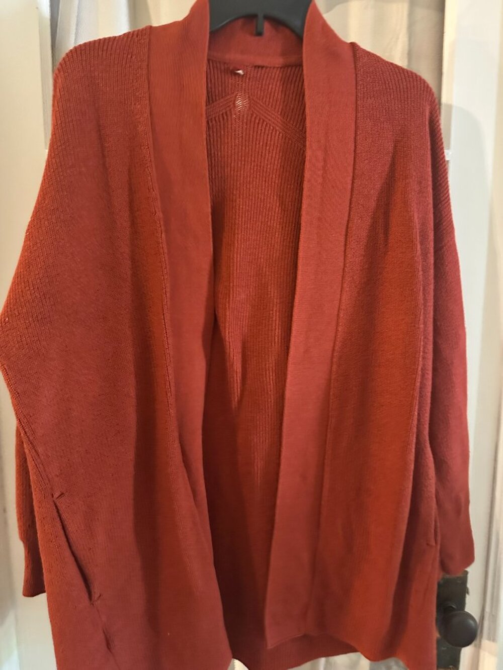 Lululemon Burnt Orange Cardigan